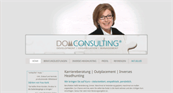 Desktop Screenshot of dom-consulting.com